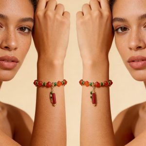 Color-blocking luxury bracelet, awaken energy, guard inner peace