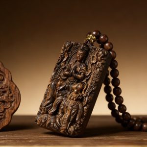 Zen Agarwood Samantabhadra Guardian Pendant