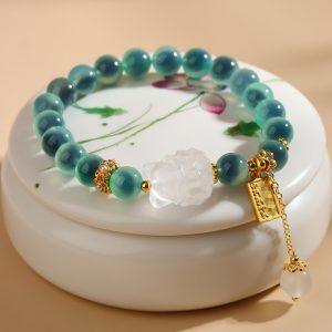 Palace-inspired spiritual bracelet for mental healing and good luck