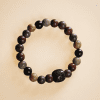 Handcrafted National Style Multicolor Bead Bracelet with Bamboo Knot